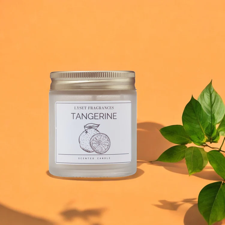 Tangerine Scented candles