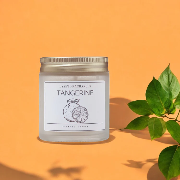 Tangerine Scented candles 